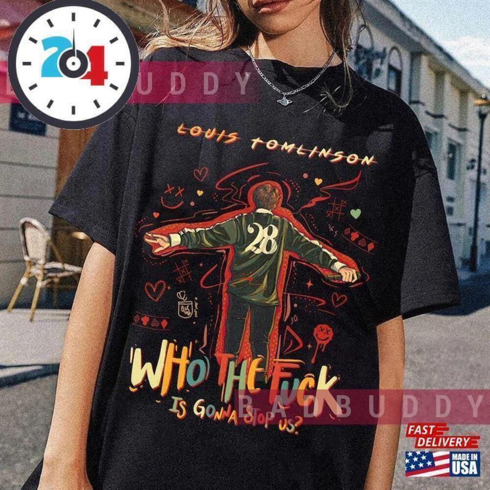 Faith In The Future Louis Tour Music Fan Graphic T-Shirt
